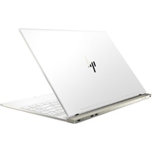 a white laptop with a keyboard